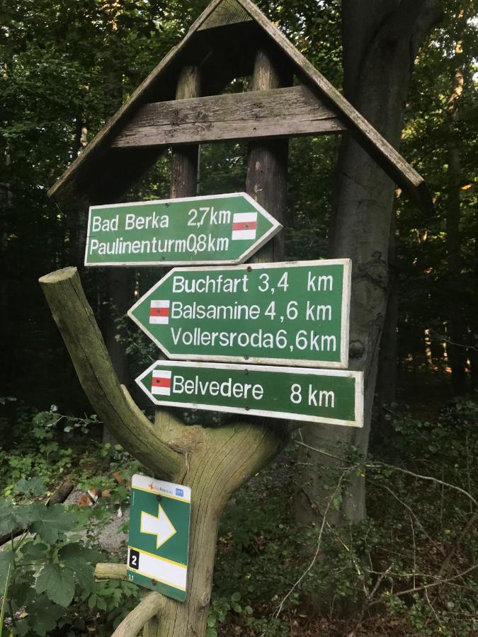 Ferienwohnung Morgensonne Am Kurpark Bad Berka - Parkplatz - Spielplatz - Wlan - 2 Schlafzimmer Esterno foto